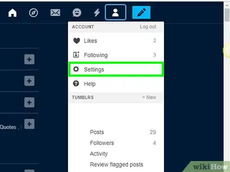 Image titled Turn Safe Mode Off on Tumblr Step 4