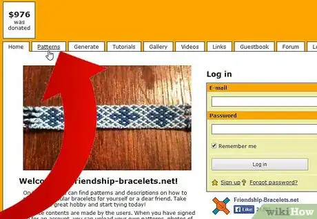 Image titled Choose a Pattern on Friendship–Bracelets.net Step 2