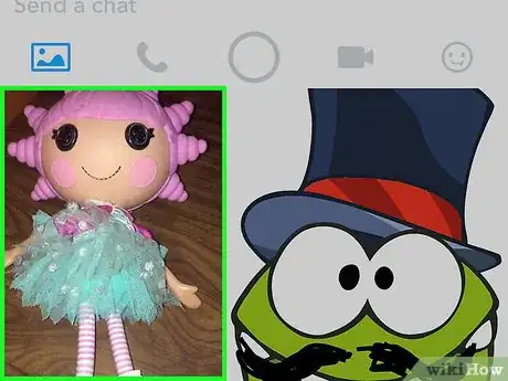 Image titled Send Pictures in a Snapchat Conversation Step 5