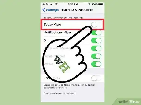 Image titled Disable iOS 10 Lock Screen Widgets Step 4
