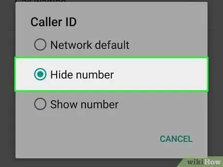 Image titled Hide Your Caller ID on Android Step 13