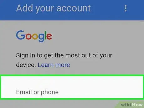 Image titled Add a Google Account on Samsung Galaxy Step 6