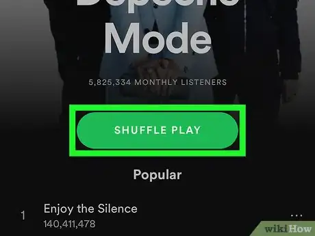 Image titled Play All of the Songs by an Artist on Spotify on iPhone or iPad Step 5