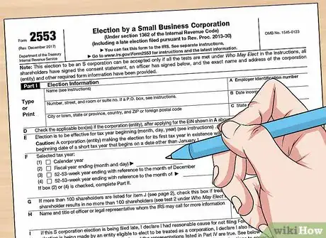 Image titled File an LLC As an S Corp for Taxes Step 3