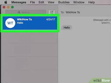 Image titled Delete iMessages on a Mac Step 2