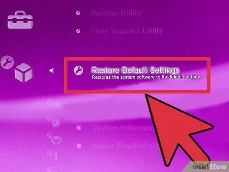 Image titled Reset the Default Settings of PS3 Step 3