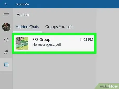 Image titled Unhide Group on Groupme on PC or Mac Step 3
