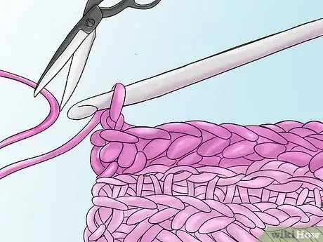 Image titled Crochet a Pink Ribbon Scarf Step 21