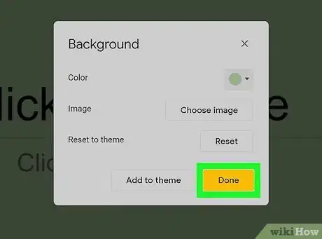 Image titled Change the Background on a Google Presentation Step 16