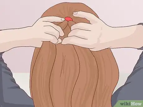 Image titled Make a Half‐Up Fishtail Ponytail Step 3