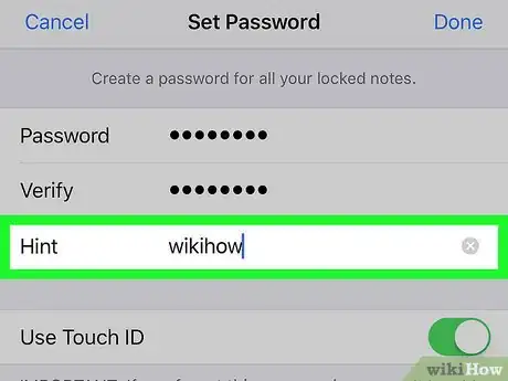 Image titled Protect Sensitive iCloud Notes on iPhone or iPad Step 6