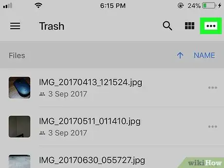 Image titled Empty the Trash on Google Drive on iPhone or iPad Step 4