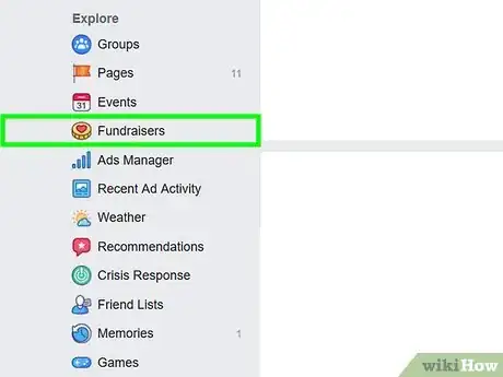 Image titled Start a Fundraiser on Facebook Step 2