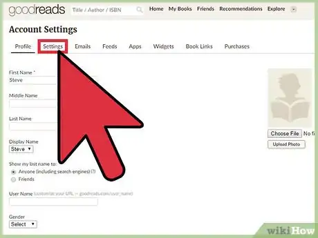Image titled Close a Goodreads Account Step 3