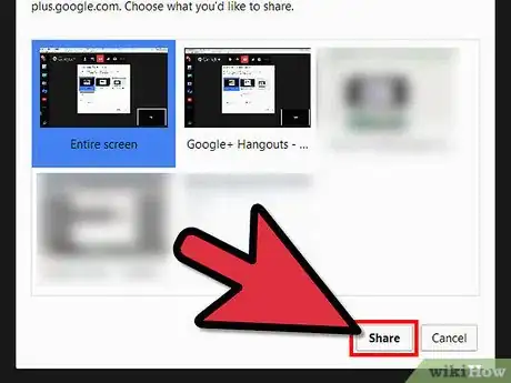 Image titled Screenshare (Screencast) on Google+ Hangouts Step 5