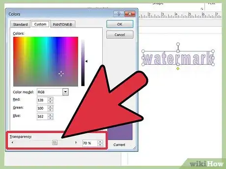 Image titled Create Watermarks in Publisher Step 7