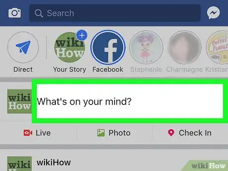 Image titled Tag a Facebook Business Page on iPhone or iPad Step 2