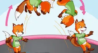 Do a Knee Flip on a Trampoline
