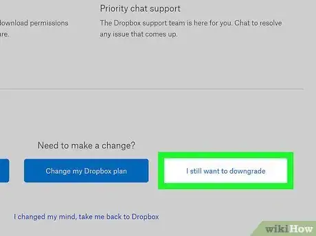 Image titled Cancel a Dropbox Account Step 6