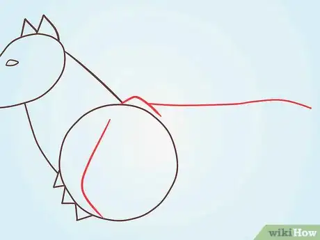 Image titled Draw a Fluffy Crested Wolf Step 4