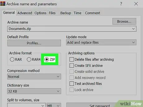 Image titled Protect a Zip File with a Password on PC or Mac Step 8