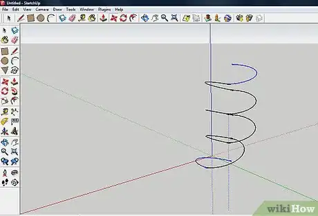 Image titled Make a Spring in SketchUp Step 12Bullet1
