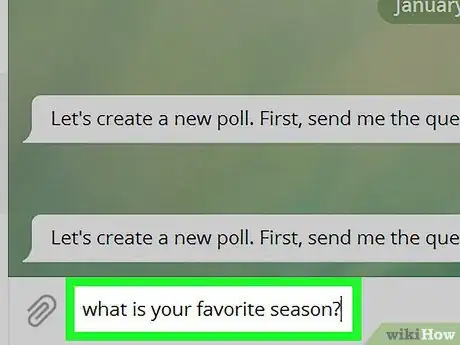 Image titled Create Poll on Telegram on PC or Mac Step 7
