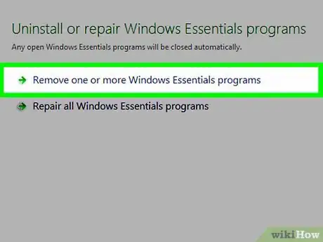 Image titled Uninstall Windows Live Mail Step 7