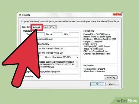 Image titled Add Album Artwork to Media Files Using Winamp Step 6