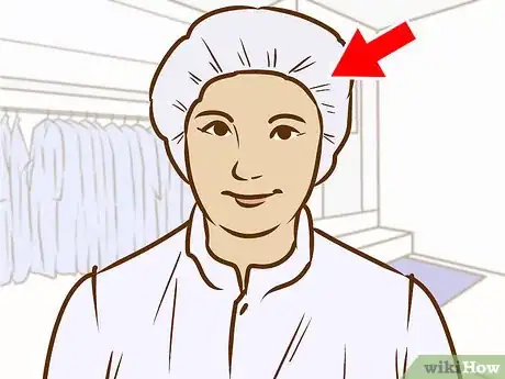 Image titled Put on a Cleanroom Suit Step 1