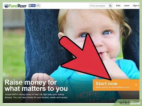 Image titled Raise Funds on Facebook Step 2