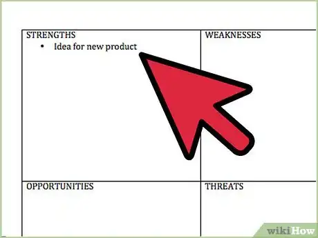 Image titled Identify Strategy with a SWOT Analysis Step 2