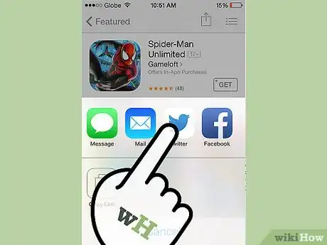 Image titled Share Apps Using an iPhone Step 6