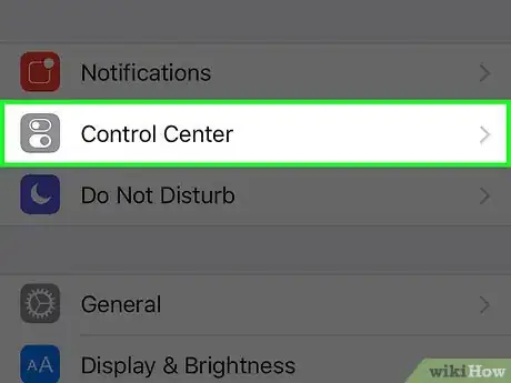 Image titled Stop the iPhone Control Center from Showing on the Lock Screen Step 2
