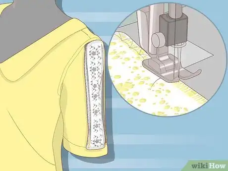 Image titled Refashion Sleeves with Lace Step 14