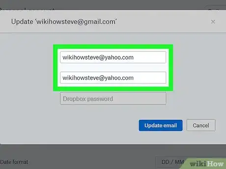 Image titled Change Your Email on Dropbox on PC or Mac Step 5