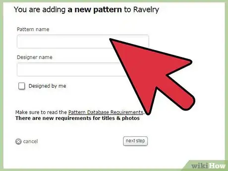 Image titled Add a Pattern to Ravelry Step 4