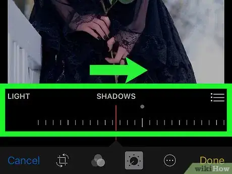 Image titled Adjust the Shadows of a Photo Using the iPhone Photos App Step 8