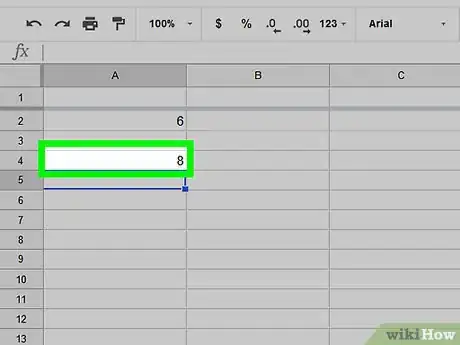 Image titled Divide on Google Sheets on PC or Mac Step 6
