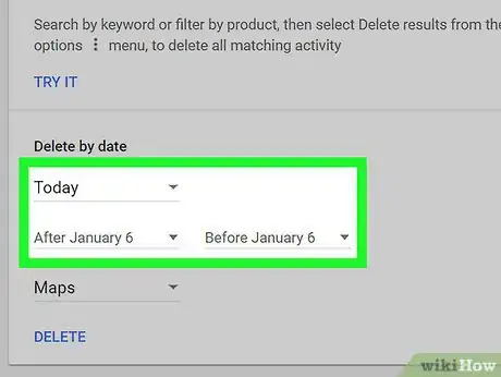 Image titled Clear the History on Google Maps on PC or Mac Step 5