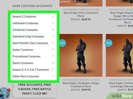 Image titled Buy a Fortnite Account Step 4