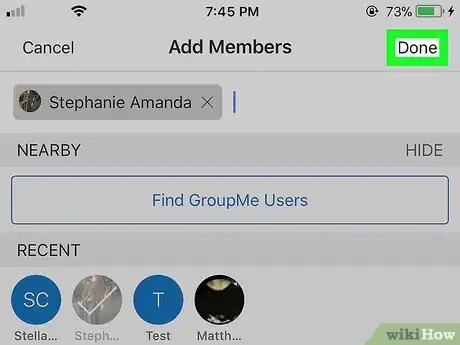 Image titled Add a Member on Groupme on iPhone or iPad Step 7
