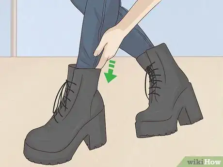 Image titled Style Heeled Combat Boots Step 4