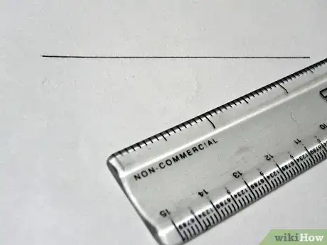 Image titled Construct a Perpendicular Line to a Given Line Through Point Outside the Line Step 1