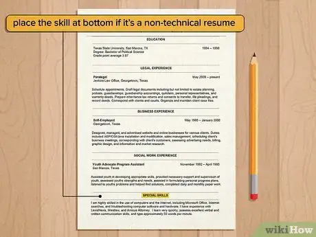 Image titled Show Technical Skills on a Resume Step 3
