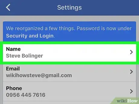 Image titled Change Your Name on Facebook Step 6