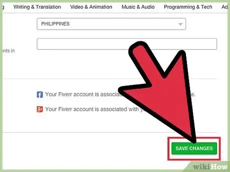 Image titled Link Your Social Media on Fiverr Step 12