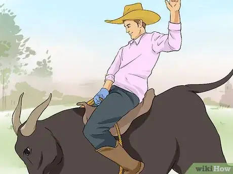Image titled Ride a Steer Step 6