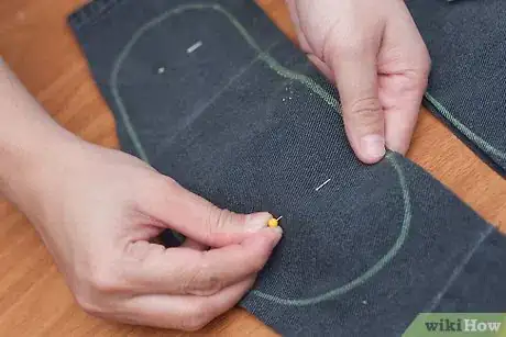 Image titled Turn Your Jeans Into Earth Friendly Slippers Step 5