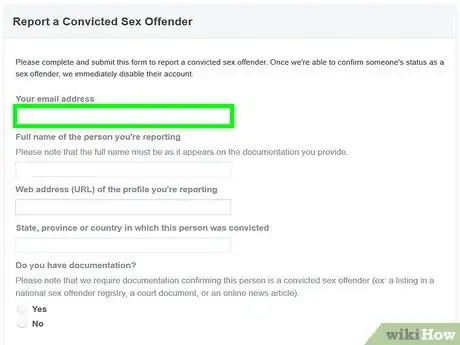 Image titled Report a Sex Offender on Facebook Step 3